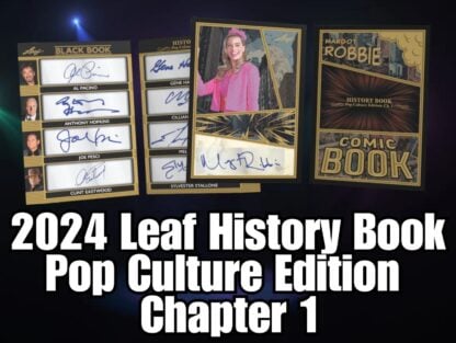 A GOATED PRODUCT : 2024 Leaf History Book Pop Culture Case RANDOM HIT Group Break #13803 (GUARANTEED HIT & NATIONAL PROMO PACK PER SPOT)