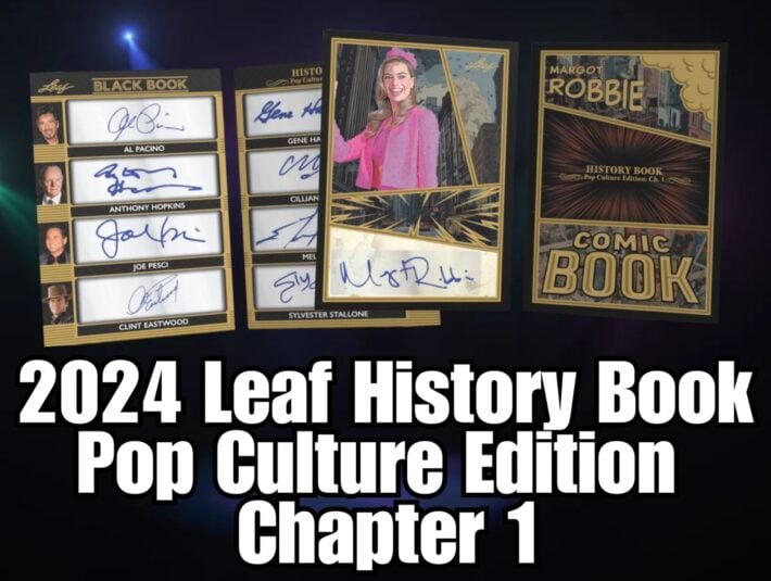A GOATED PRODUCT : 2024 Leaf History Book Pop Culture Case RANDOM HIT Group Break #13803 (GUARANTEED HIT & NATIONAL PROMO PACK PER SPOT)