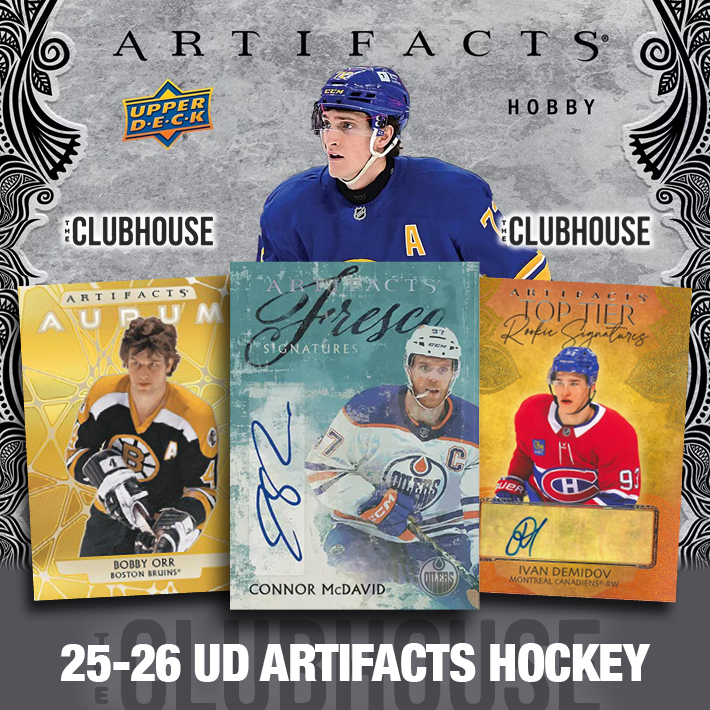 FRESH CROP : 2025-26 Upper Deck Artifacts Hockey Case RANDOM TEAM Group Break #14100