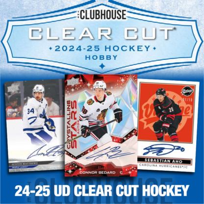 A CUT ABOVE : 2024-25 Upper Deck Clear Cut Hockey Case RANDOM TEAM Group Break #13967 + FREE SILHOUETTE BOX