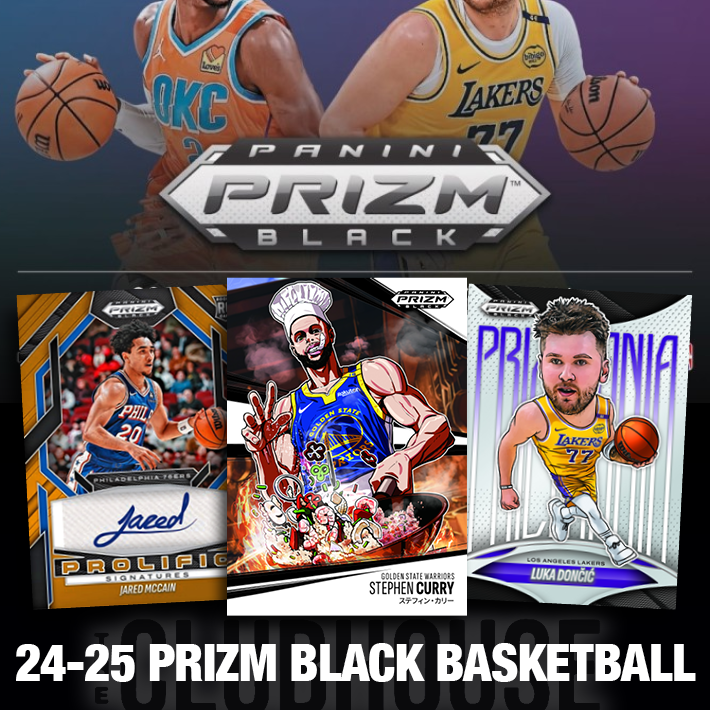 RELEASE DAY : 2024-25 Panini Prizm Black Basketball Hobby PICK YOUR TEAM Group Break #14132