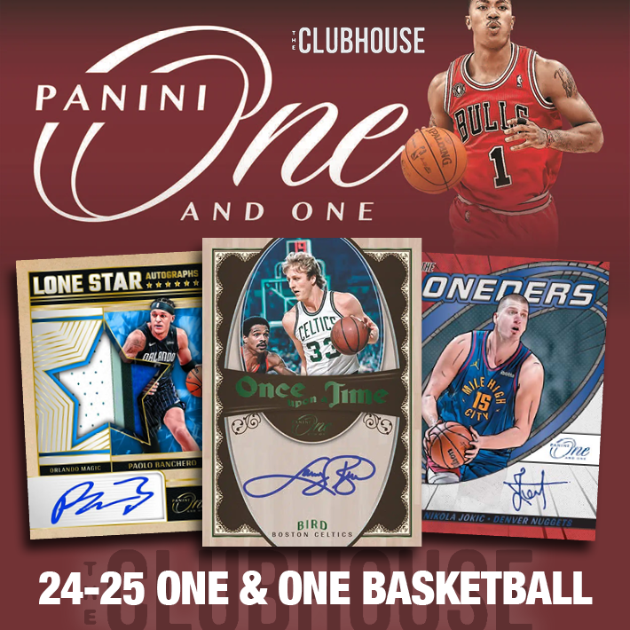 RELEASE DAY : 2024-25 Panini One & One Basketball Hobby BOGO RANDOM TEAM Group Break #14047