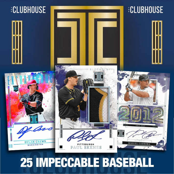 RELEASE DAY : 2025 Panini Impeccable Baseball Case PICK YOUR TEAM Group Break #13991