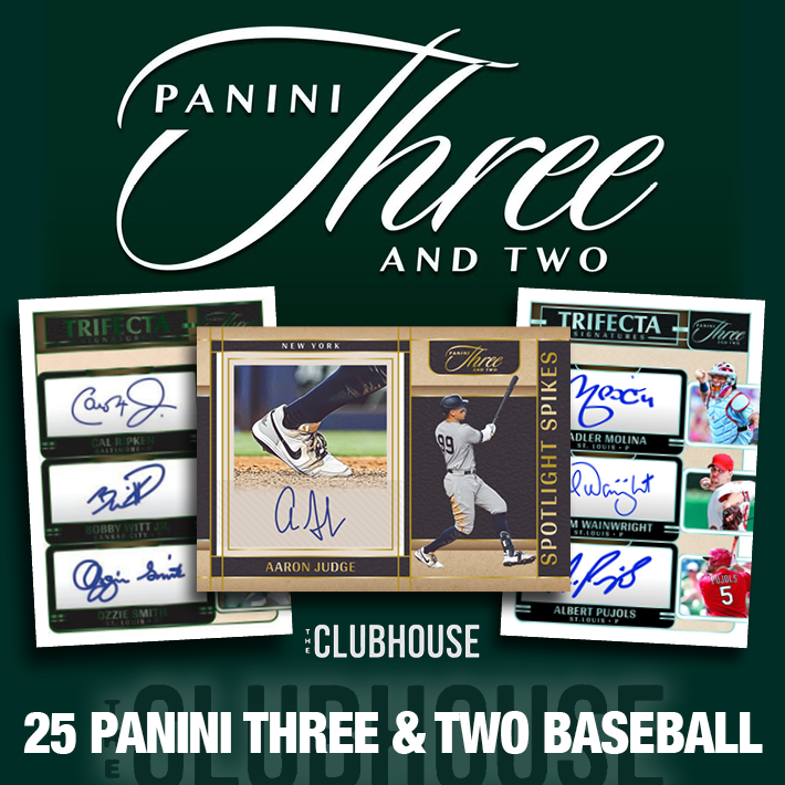 RELEASE DAY : 2025 Panini Three & Two Baseball Hobby Case PICK YOUR TEAM Group Break #14133