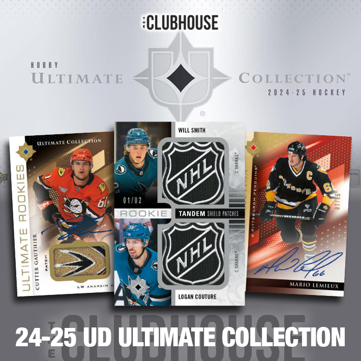 SHIELD TIME : 2024-25 Upper Deck Ultimate Collection Hockey Case PICK YOUR TEAM Group Break #14192