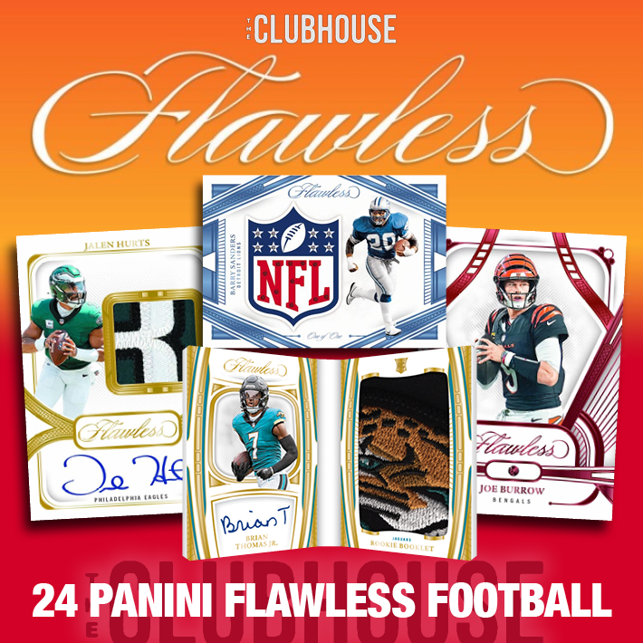 AS BIG AS IT GETS : 2024 Panini Flawless Football PICK YOUR TEAM Group Break #14187