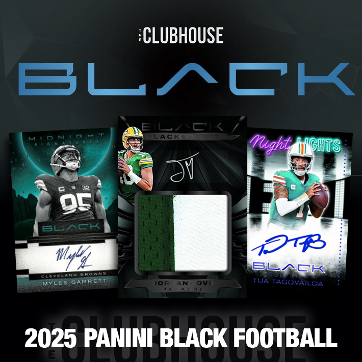 BLACK IS BACK BABY : 2025 Panini Black Football Hobby 1/2 Case PICK YOUR TEAM Group Break #14173