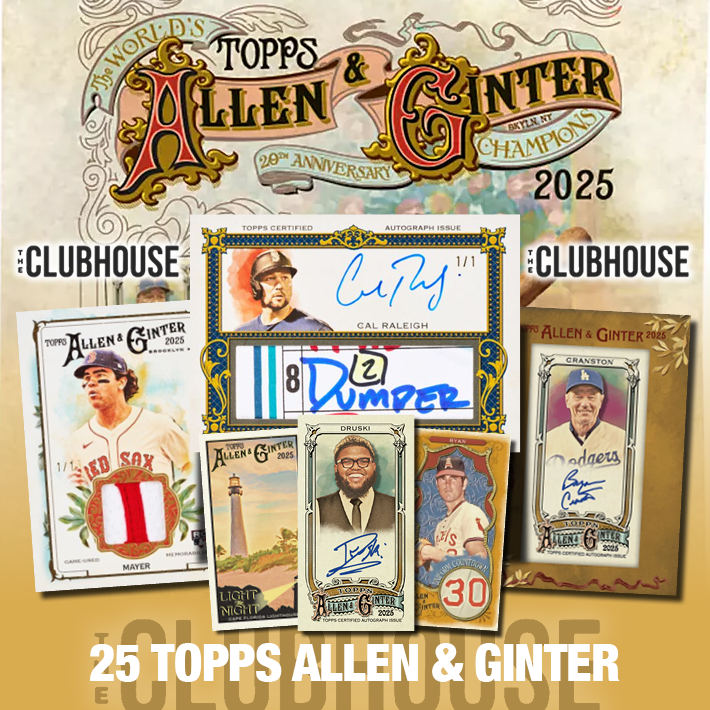 RELEASE DAY : 2025 Topps Allen & Ginter Baseball Case PICK YOUR TEAM Group Break #14386