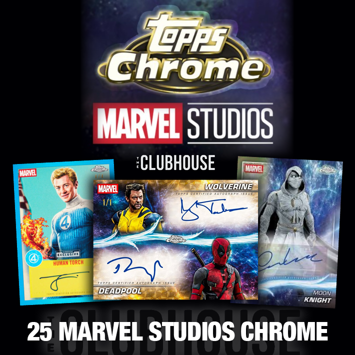 RELEASE DAY : 2025 Topps Marvel Studios Chrome Hobby 1/2 Case CARD # STYLE Group Break #14452
