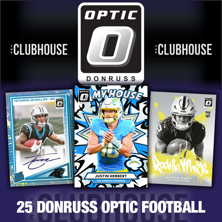 NEW RELEASE BONUS BREAK : 2025 Panini Donruss Optic Football Hobby Box RANDOM TEAM Group Break #14558