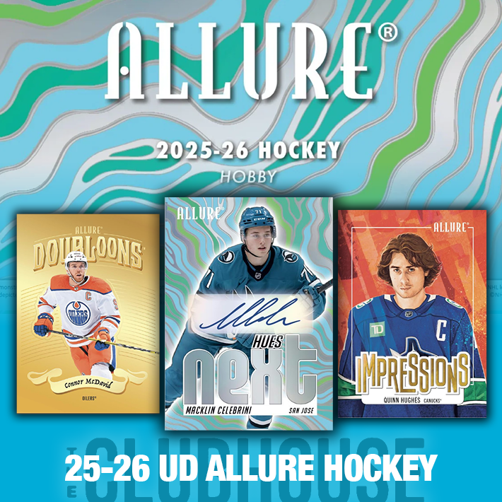 RELEASE DAY : 2025-26 Upper Deck Allure Hockey MASTER Case PICK YOUR TEAM Group Break #14498