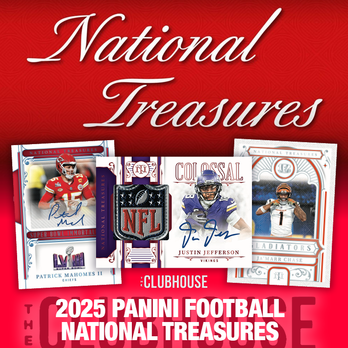THE GREATEST NT EVER : 2025 Panini National Treasures Football Case PICK YOUR TEAM Group Break #14639