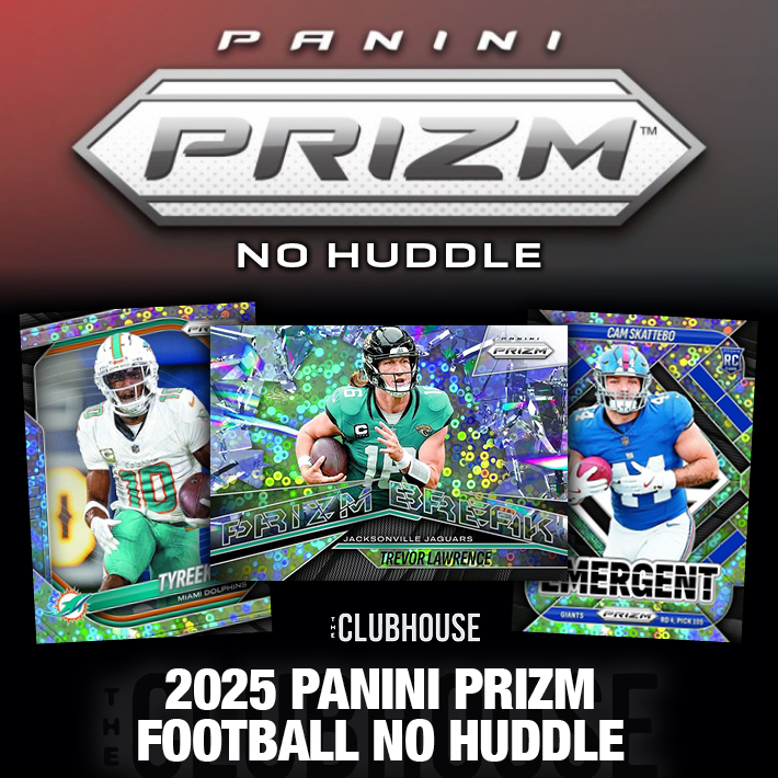 NEW RELEASE + SPRING TRAINING GIVEAWAY : 2025 Panini Prizm No Huddle Football RANDOM TEAM Group Break #14621 + MASSIVE GIVEAWAY