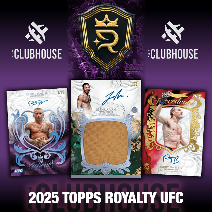 RELEASE DAY : 2025 Topps Royalty UFC 1/2 Case SERIAL # STYLE Group Break #14591