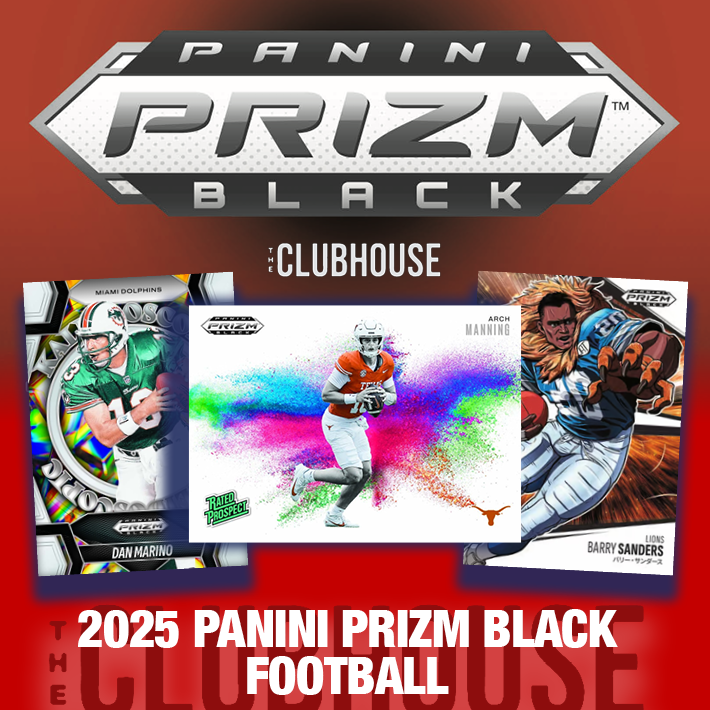 RELEASE DAY : 2025 Panini Prizm Black Football Hobby Case PICK YOUR TEAM Group Break #14716
