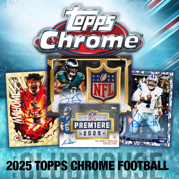 RELEASE DAY : 2025 Topps Chrome Football HOBBY Box PICK YOUR PRICE Group Break #14797