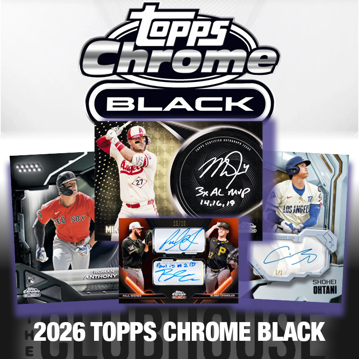 RELEASE DAY : 2026 Topps Chrome Black Baseball Hobby Case PICK YOUR TEAM Group Break #14849