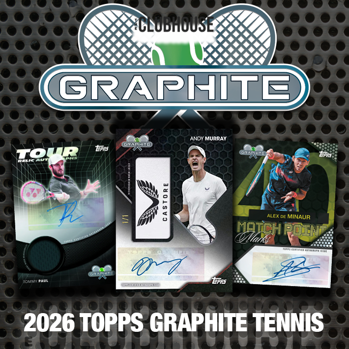 RELEASE DAY : 2026 Topps Graphite Tennis Hobby Case HYBRID SERIAL # Group Break #14837