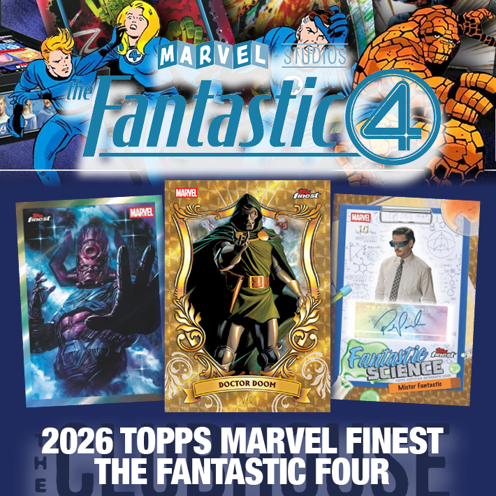 RELEASE DAY : 2026 Topps Finest Fantastic Four Hobby Case HYBRID SERIAL # Group Break #14803