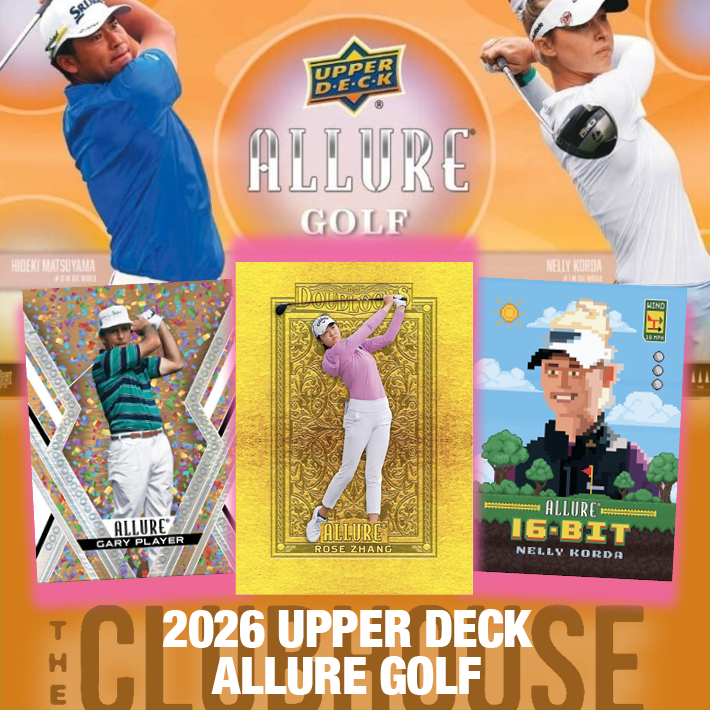 THE MASTERS : 2026 Upper Deck Allure Golf Case HYBRID SERIAL # Group Break #14795