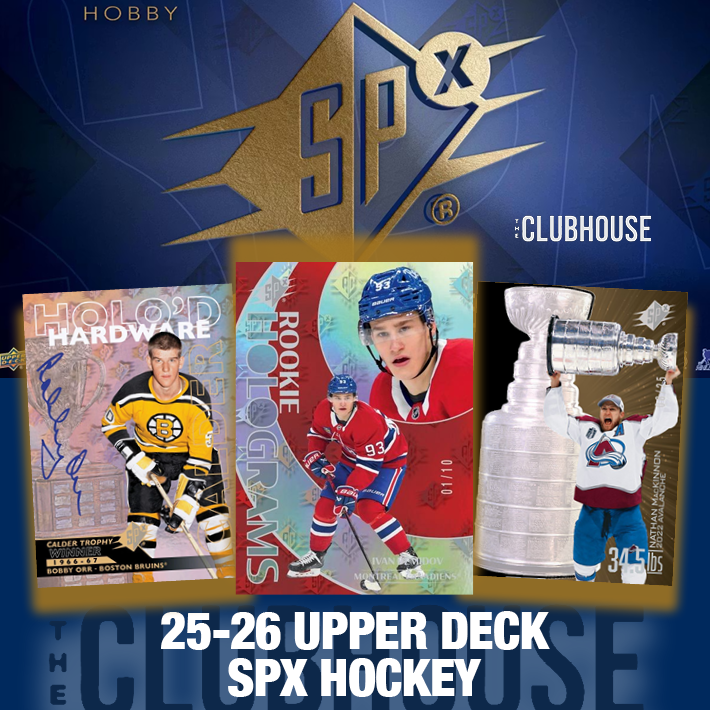 RELEASE DAY : 2025-26 Upper Deck SPx Hockey Case RANDOM TEAM Group Break #14867