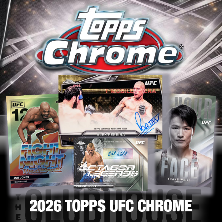 RELEASE DAY : 2026 Topps Chrome UFC Hobby Case HYBRID SERIAL # Group Break #14878
