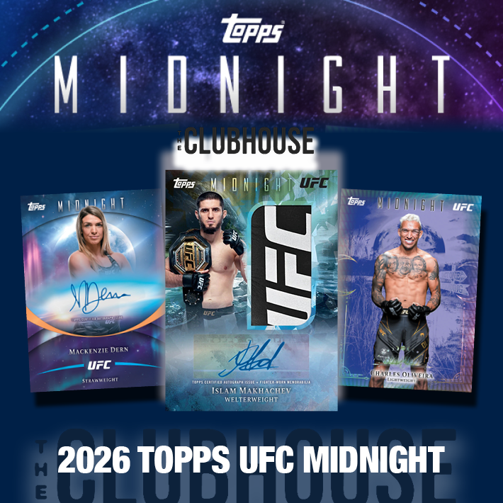 RELEASE DAY ONLY CASE : 2026 Topps Midnight UFC Hobby Case HYBRID SERIAL # Group Break #14930