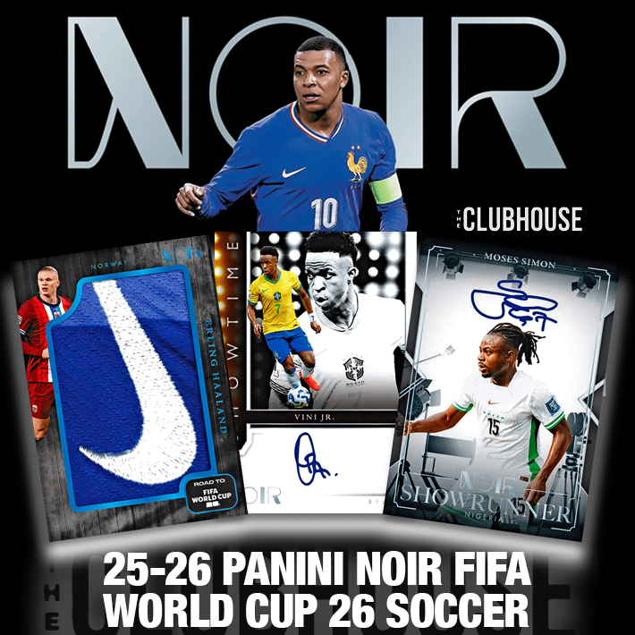 RELEASE DAY : 2025-26 Panini NOIR FIFA Hobby Case HYBRID SERIAL # Group Break #14894