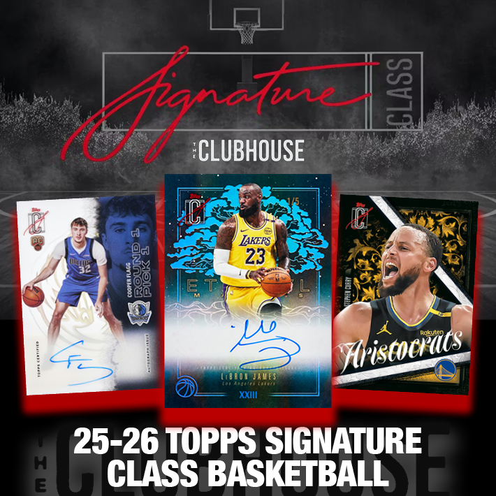 RELEASE DAY : 2025-26 Topps Signature Class Basketball Hobby Case PICK YOUR TEAM Group Break #14948