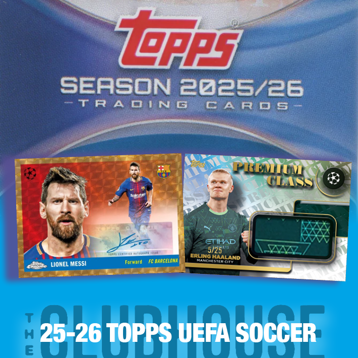 RELEASE DAY : 2025-26 Topps Chrome UEFA Soccer Hobby Case HYBRID SERIAL # Group Break #14873