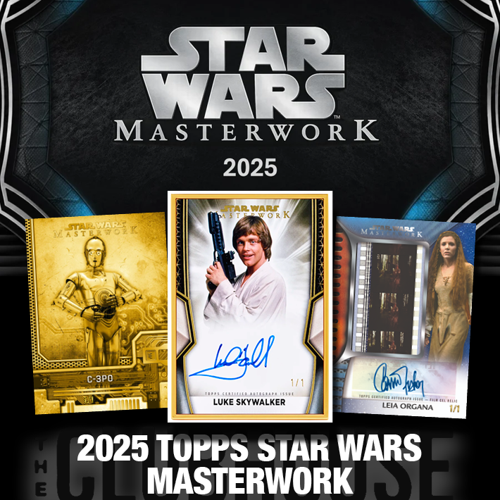 RARE RELEASE DAY : 2025 Topps Star Wars Masterwork Hobby 1/2 Case HYBRID SERIAL # Group Break #14965