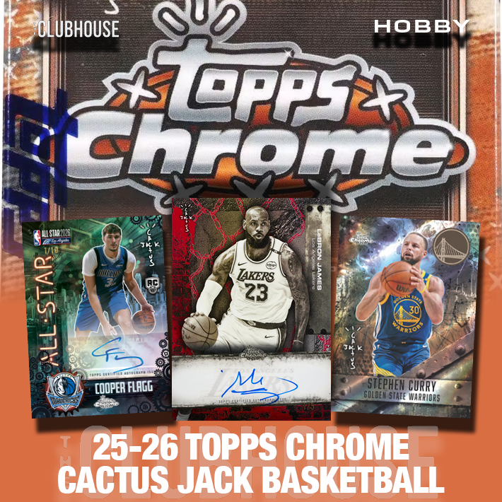 RARE RELEASE : 2025-26 Topps Chrome Cactus Jack Basketball Hobby 12-Box Case PICK YOUR TEAM Group Break #15044