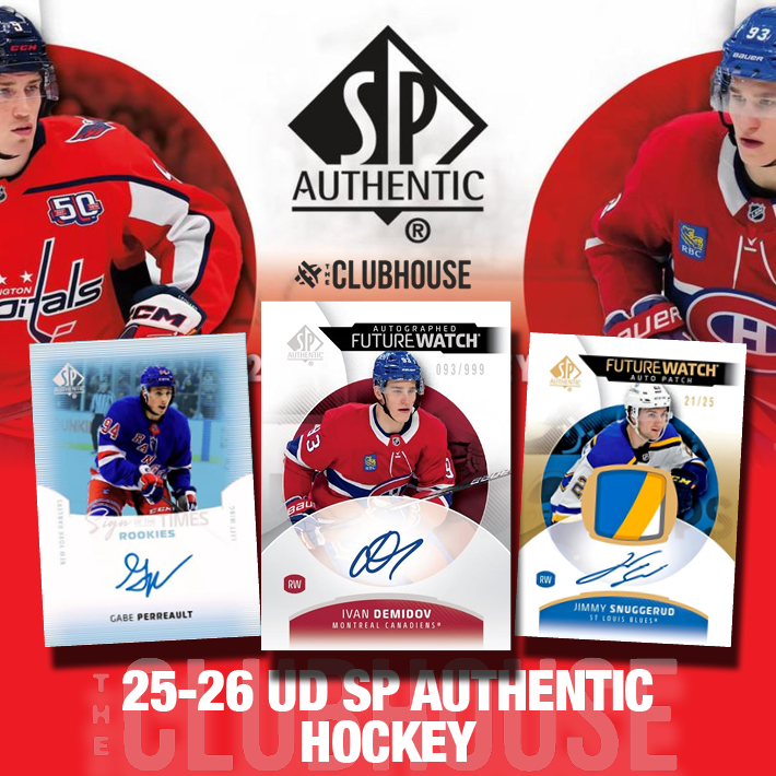 RELEASE DAY : 2025-26 Upper Deck SP Authentic Hockey MASTER Case PICK YOUR TEAM Group Break #15071