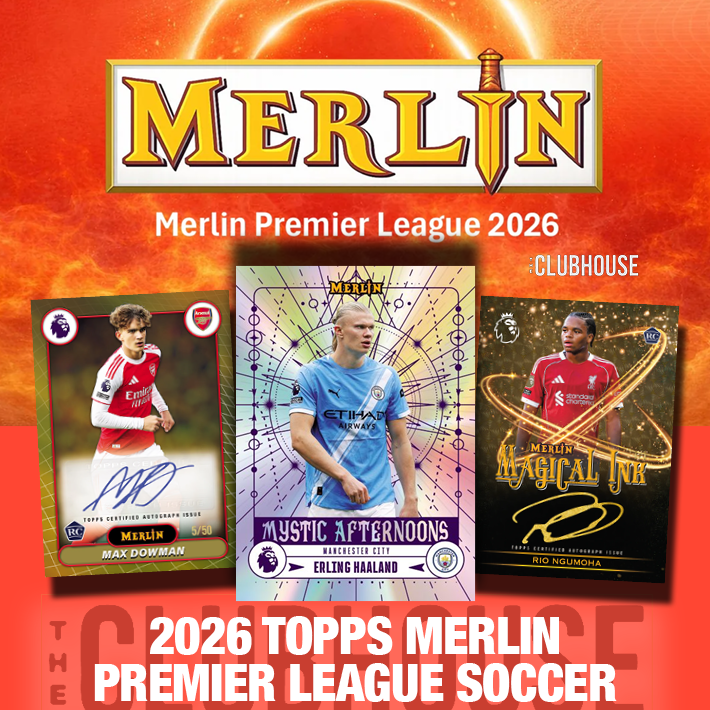 RELEASE DAY : 2025-26 Topps Merlin EPL Soccer Hobby Case HYBRID SERIAL # Group Break #15002