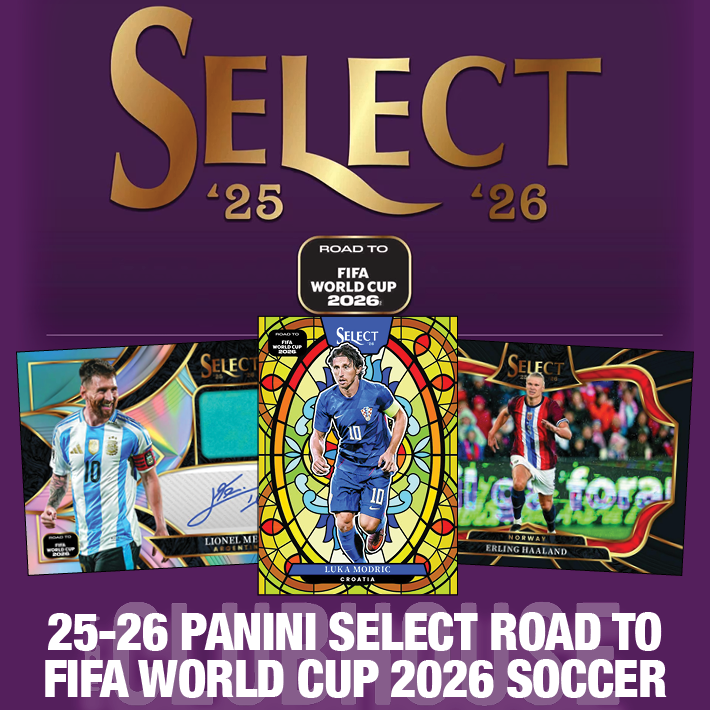 RELEASE DAY RUN BACK : 2025-26 Panini Select World Cup Soccer Hobby Case HYBRID SERIAL # Group Break #15188