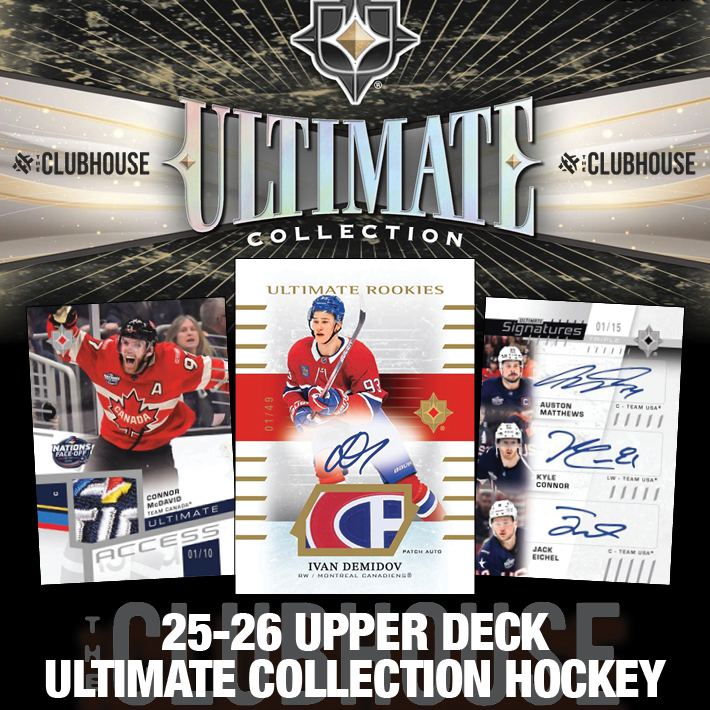 RELEASE DAY : 2025-26 Upper Deck Ultimate Hockey Case RANDOM TEAM Group Break #15176