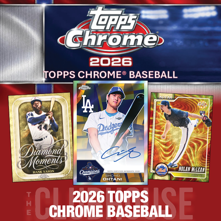 RED HOT RELEASE DAY : 2026 Topps Chrome Baseball DELIGHT & HOBBY DOUBLE CASE RANDOM DIVISION Group Break #15174