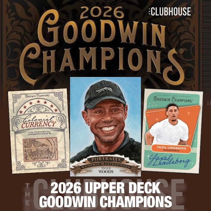 MJ GRAIL HUNT : 2026 Upper Deck Goodwin Champions Hobby Case HYBRID SERIAL # Group Break #15151