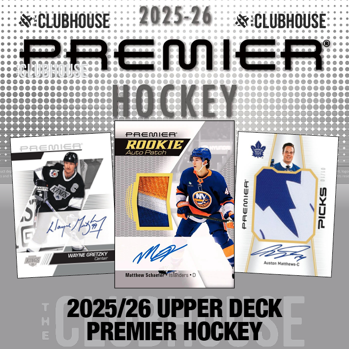 RELEASE DAY : 2025-26 Upper Deck Premier Hockey 1/2 Case PICK YOUR TEAM Group Break #15313