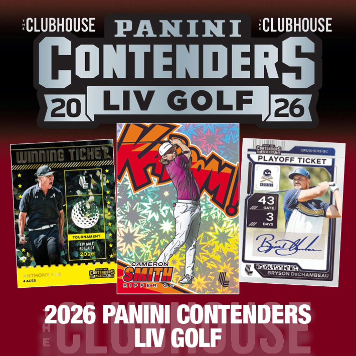 RELEASE DAY : 2026 Panini Contenders LIV Golf Hobby Case HYBRID SERIAL # Group Break #15325