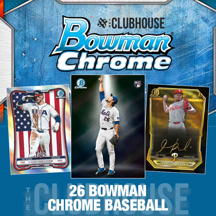 RELEASE DAY READY : 2026 Bowman Chrome Baseball HOBBY & DELIGHT 5-CASE PICK YOUR PLAYER Group Break #15326 + FREE BOX GIVEAWAY