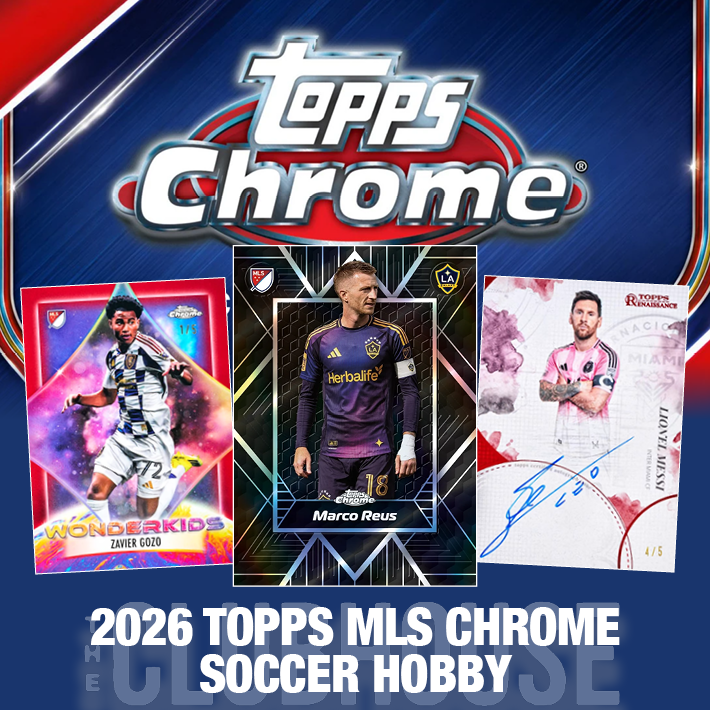 HOT NEW RELEASE : 2026 Topps Chrome MLS Hobby Case HYBRID SERIAL # Group Break #15355