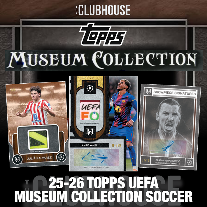 RELEASE DAY : 2025-26 Topps Museum Collection UEFA Soccer Hobby Case HYBRID SERIAL # Group Break #15387