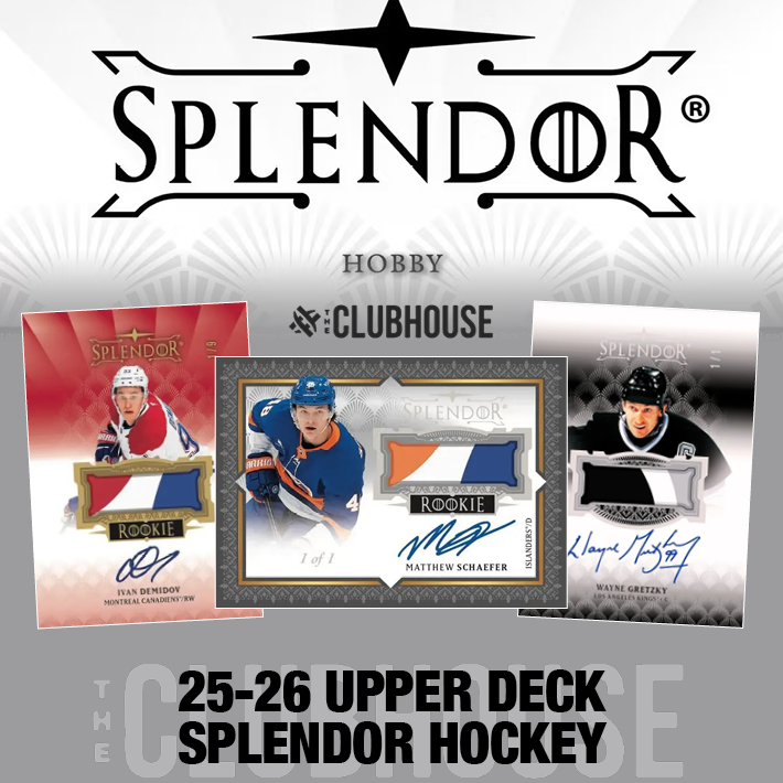 THE ONE & ONLY : 2025-26 Upper Deck Splendor Hockey Case PICK YOUR TEAM Group Break #15453