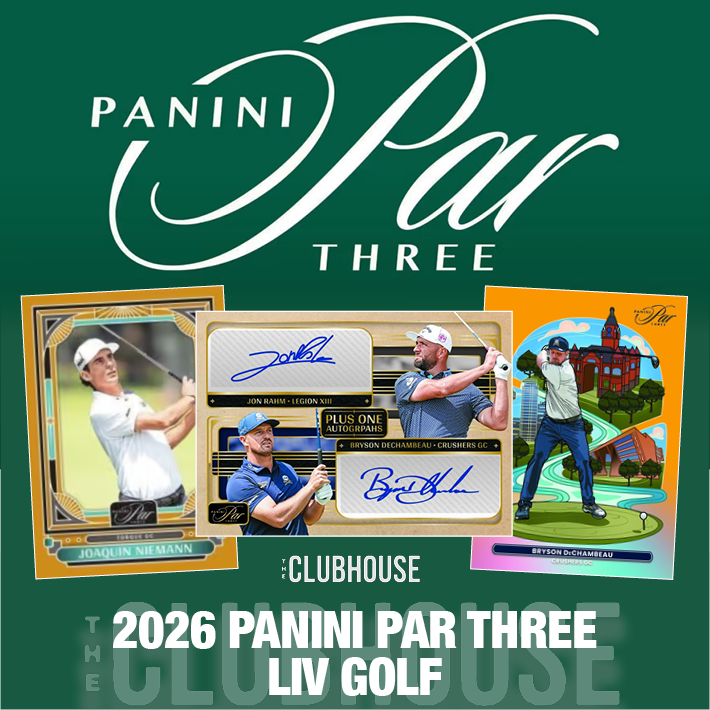 RELEASE DAY : 2026 Panini Par Three LIV Golf Case HYBRID SERIAL # Group Break #15504