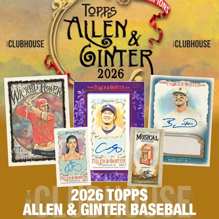 RELEASE DAY : 2026 Topps Allen & Ginter Baseball Hobby Case PICK YOUR TEAM Group Break #15457