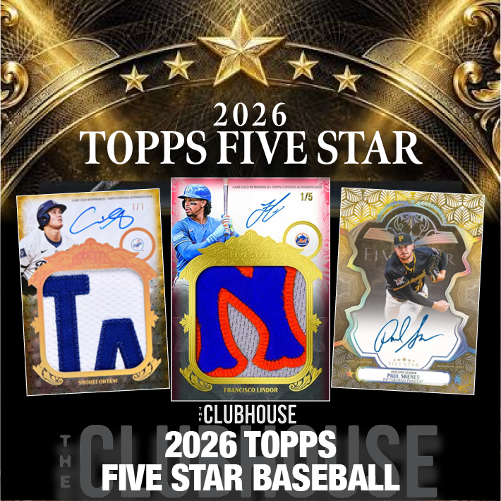 RELEASE DAY : 2026 Topps Five Star Baseball Case PICK YOUR TEAM Group Break #15528