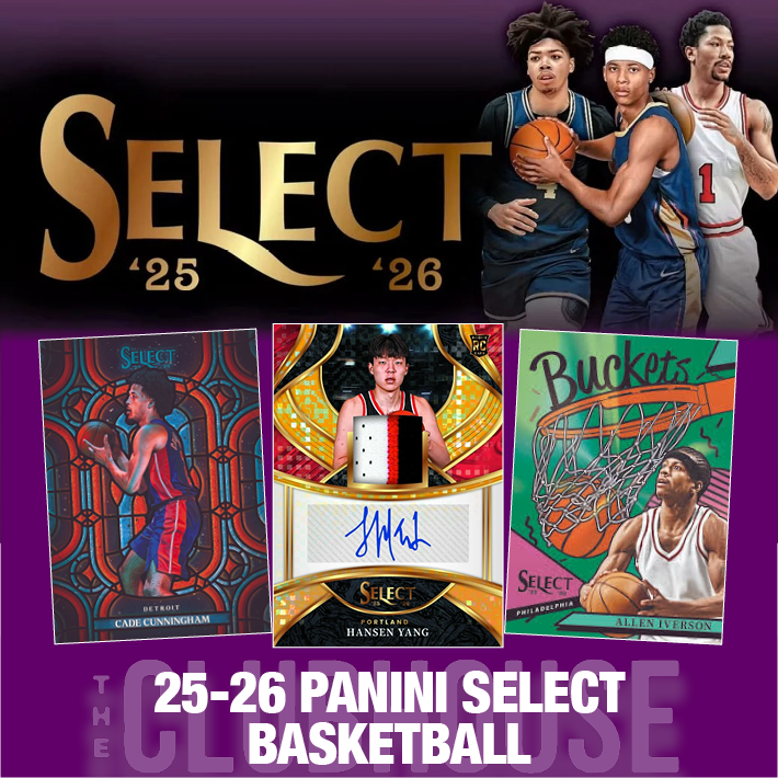NOTHIN BUT NET : 2025/26 Panini Select Basketball Hobby Case HYBRID SERIAL # Group Break #15516