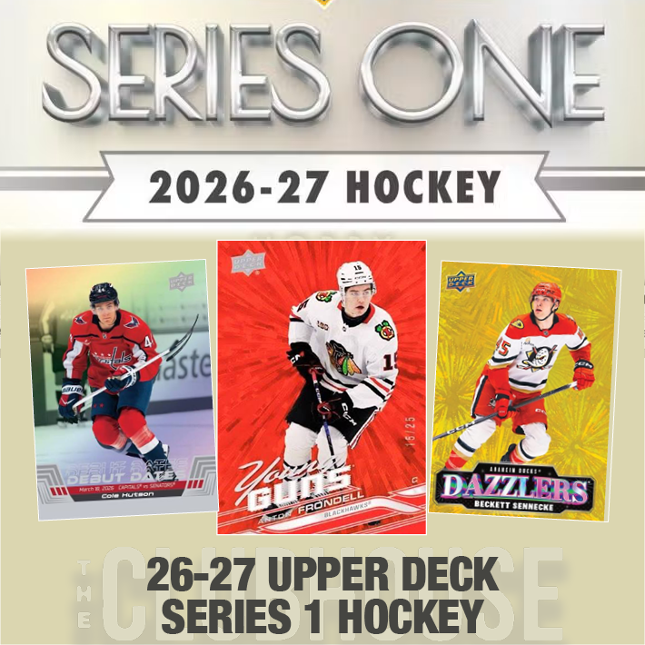 RELEASE DAY : 2026-27 Upper Deck Series 1 Hockey DOUBLE Case PICK YOUR TEAM Group Break #15456